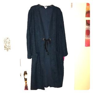 Slub Weave Sweater Coat